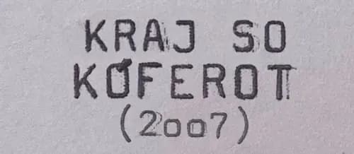 Handrwitten text for kraj-so-koferot